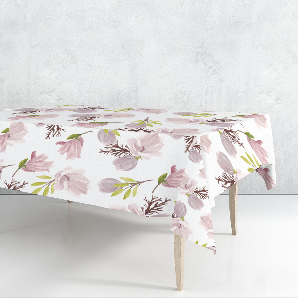 Beautiful Magnolia Flower Rectangle Tablecloth