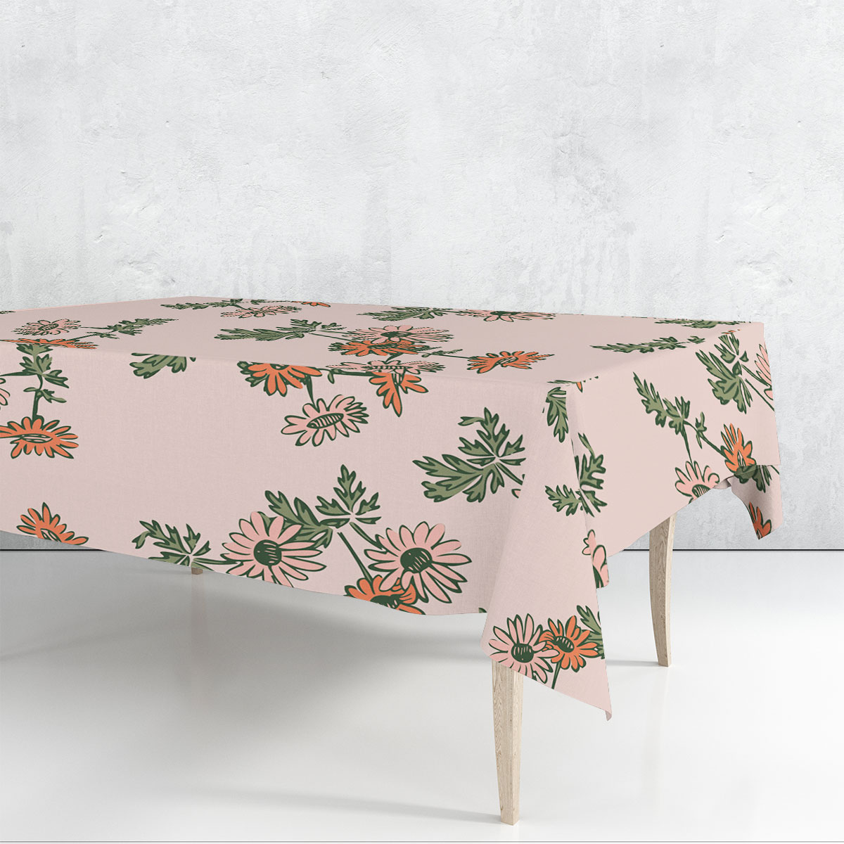 Bloom Chrysanthemum Rectangle Tablecloth