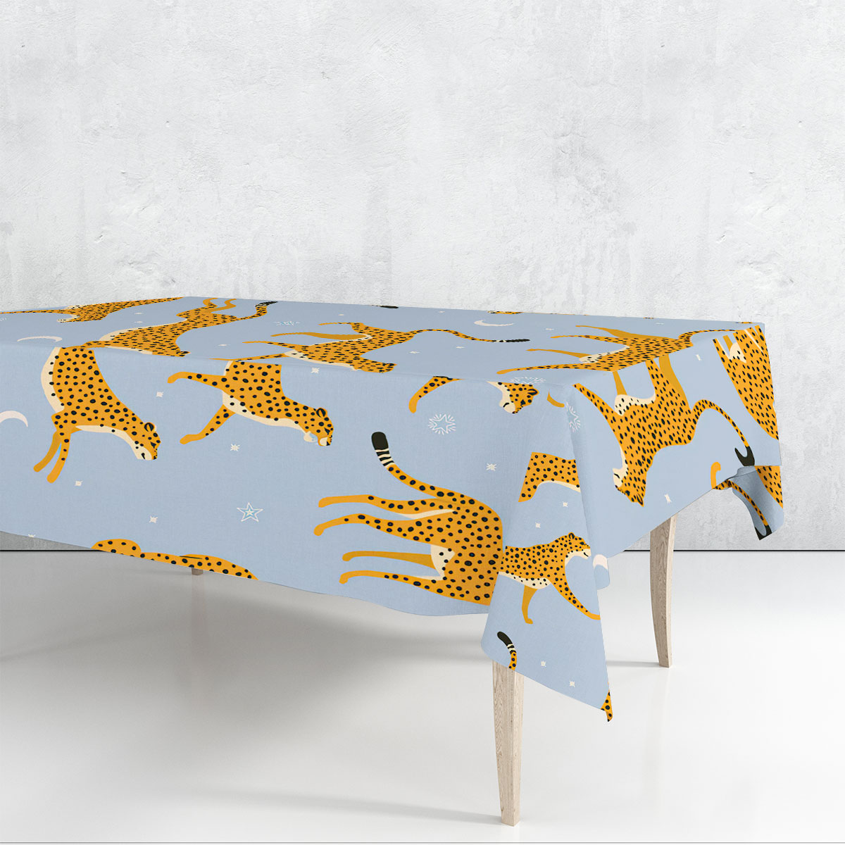 Dreamy Leopard Rectangle Tablecloth