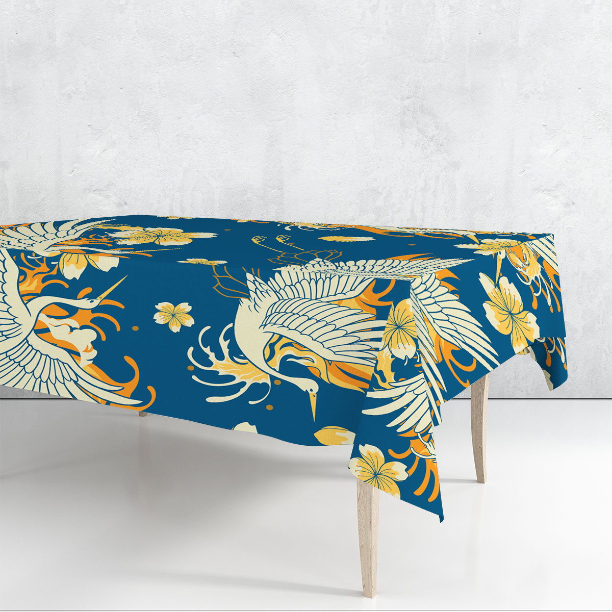 Fire Heron Art Rectangle Tablecloth