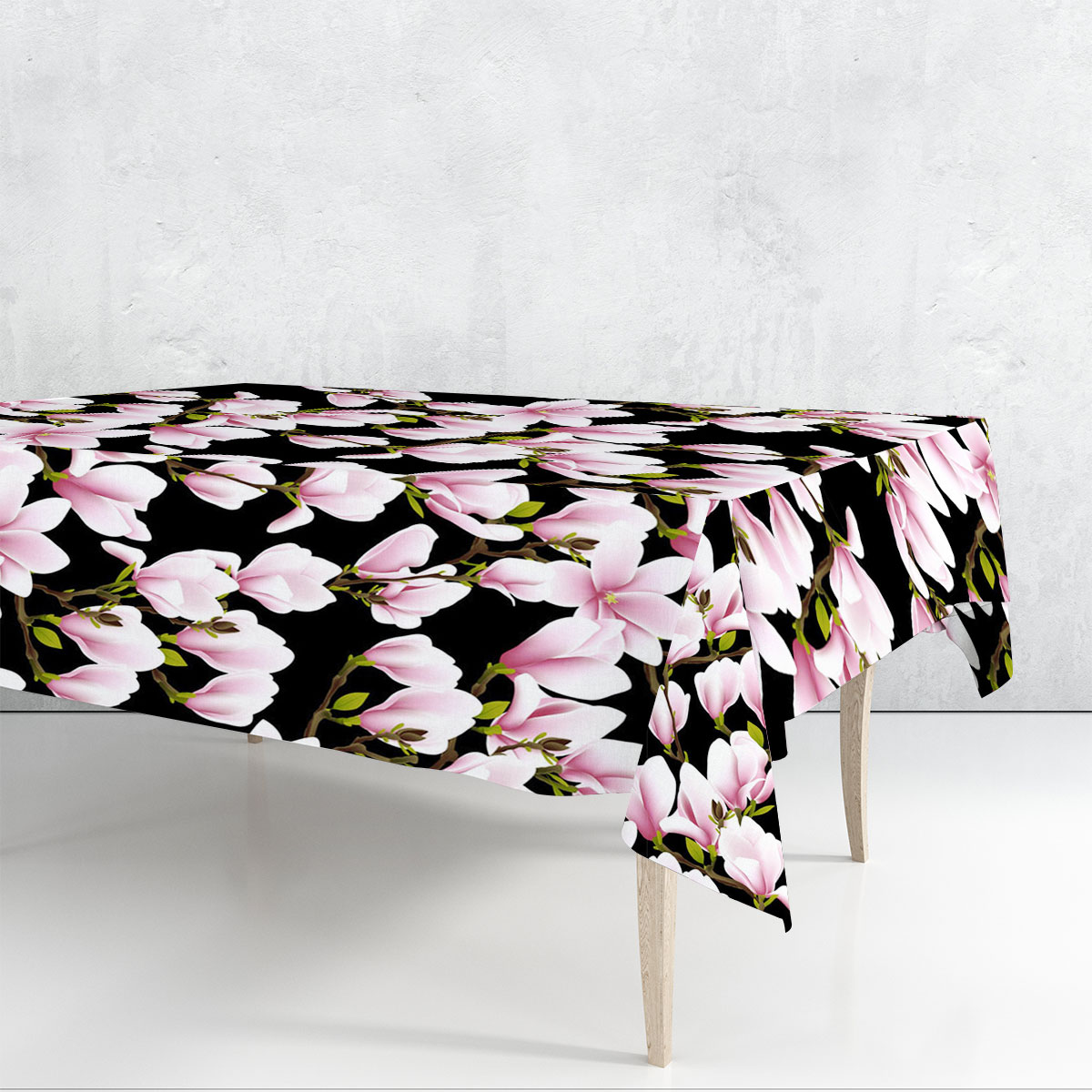 Magnolia Flower Garden Isolated Rectangle Tablecloth