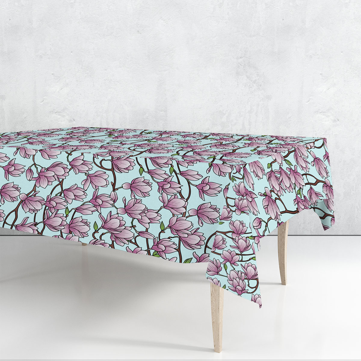 Spring Magnolia Rectangle Tablecloth