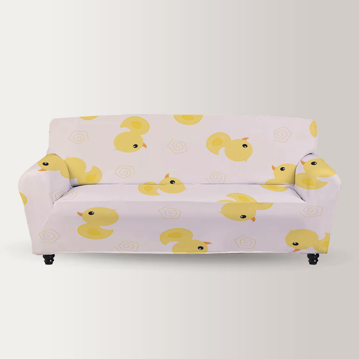 Cartoon Little Duck Sofa Cover