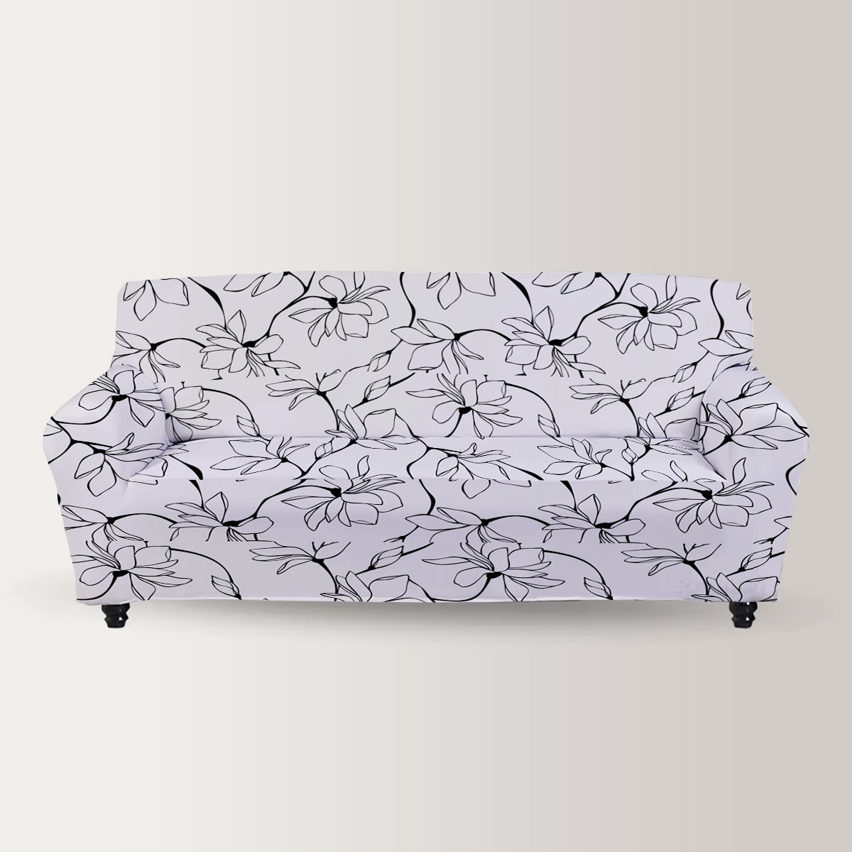 Classic Magnolia Flower Sofa Cover