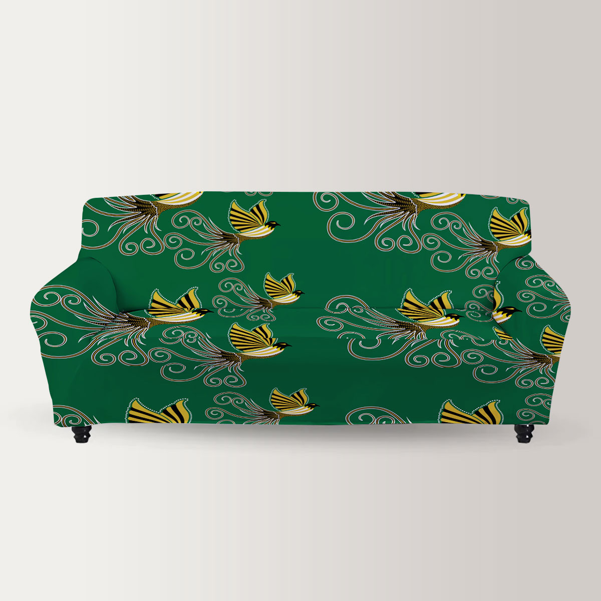 Classic Pigeon Golden Sofa Cover
