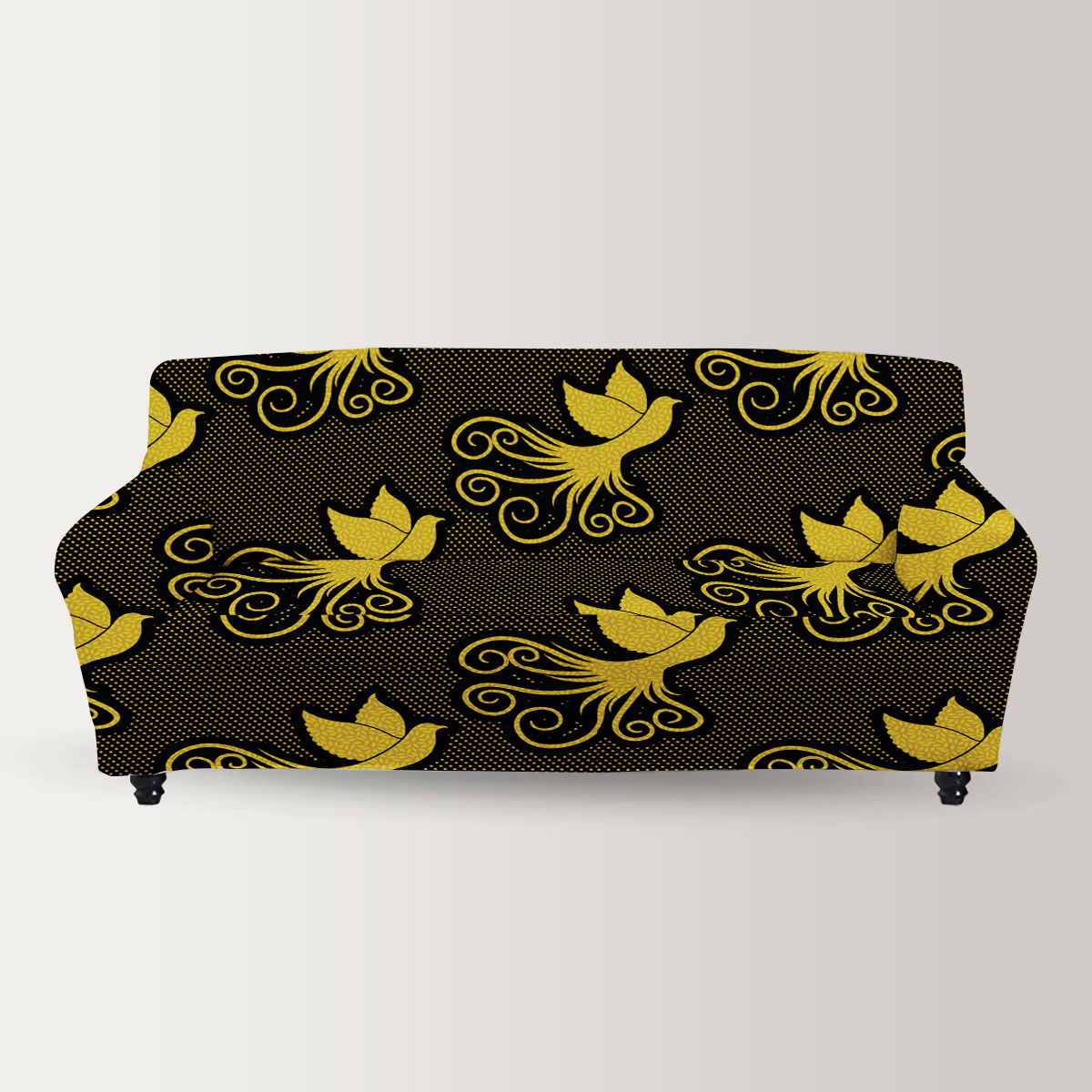 Classic Pigeon Yellow Sofa Cover