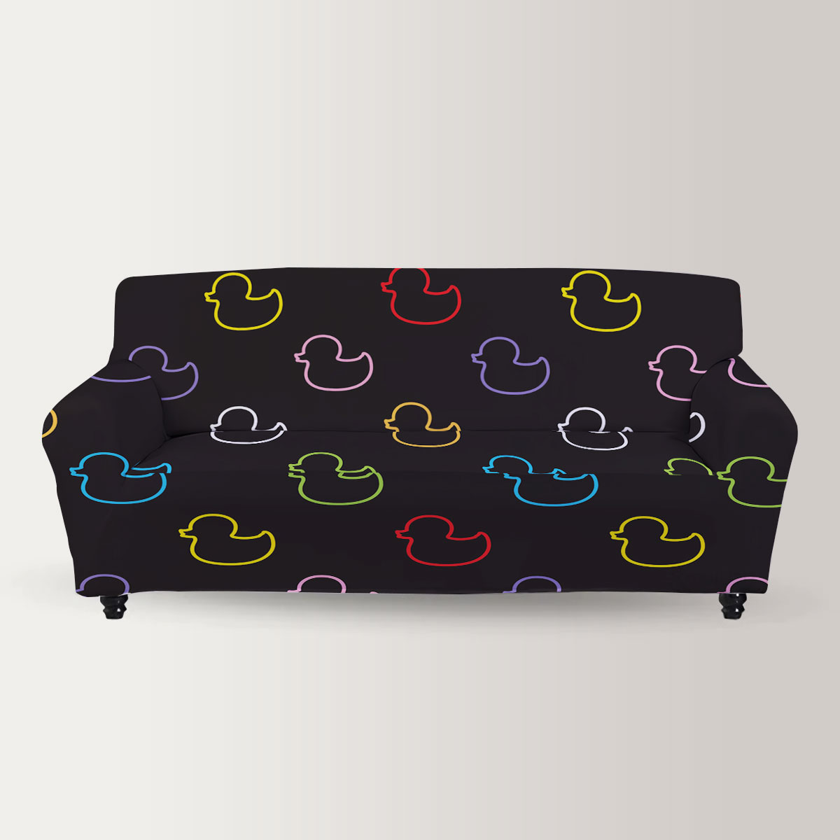 Colors Pop Art Duck Sofa Cover