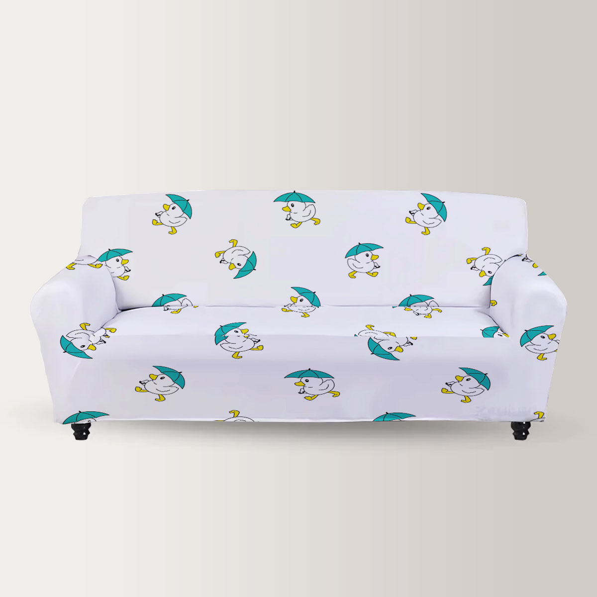 Cute Umbrella Duck Sofa Cover