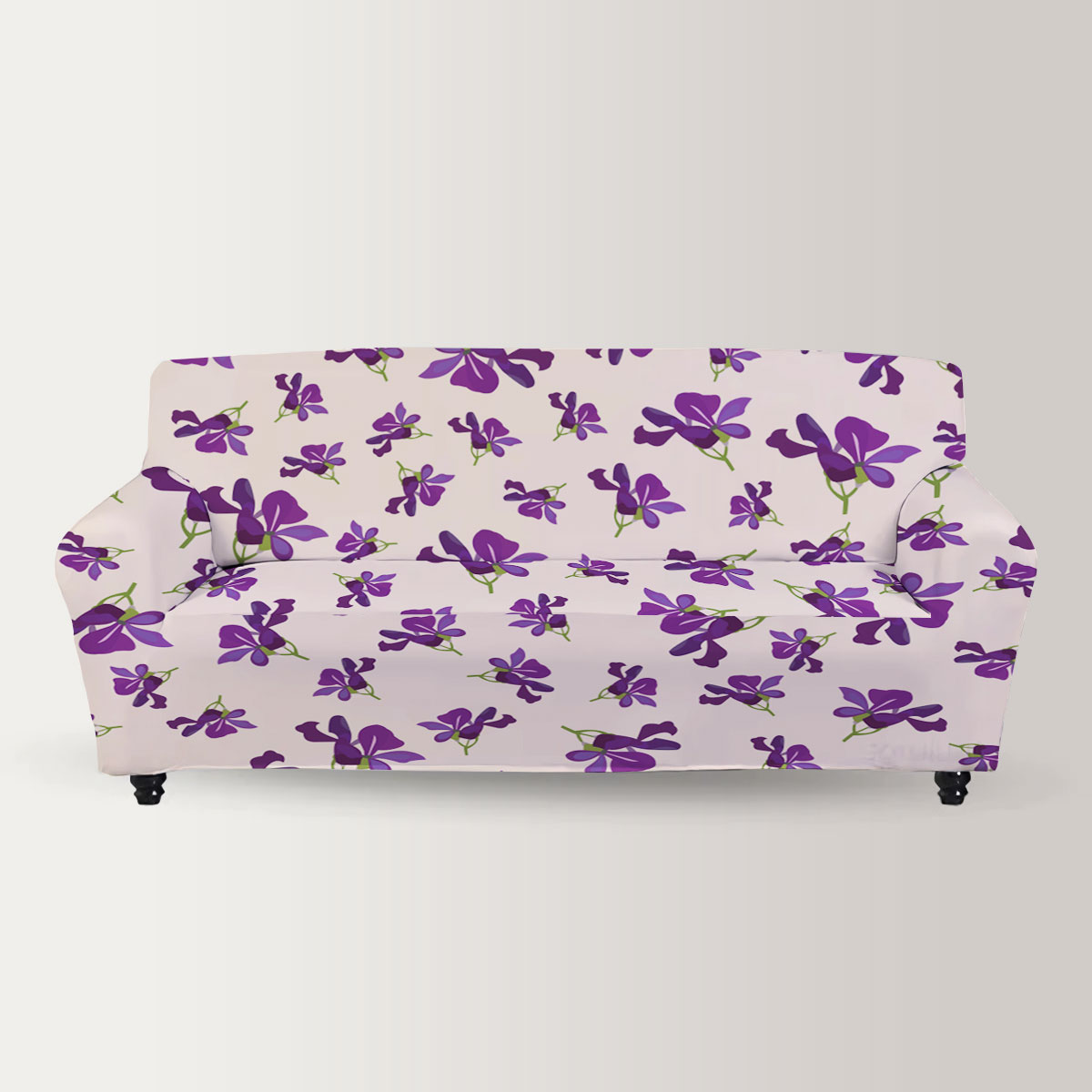 Cute Violet Sofa Cover