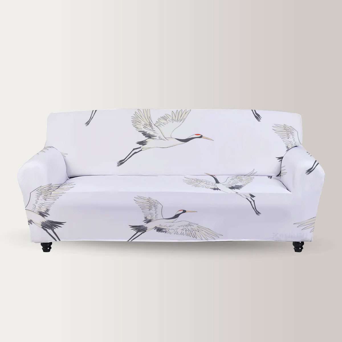 Flying Heron Sofa Cover