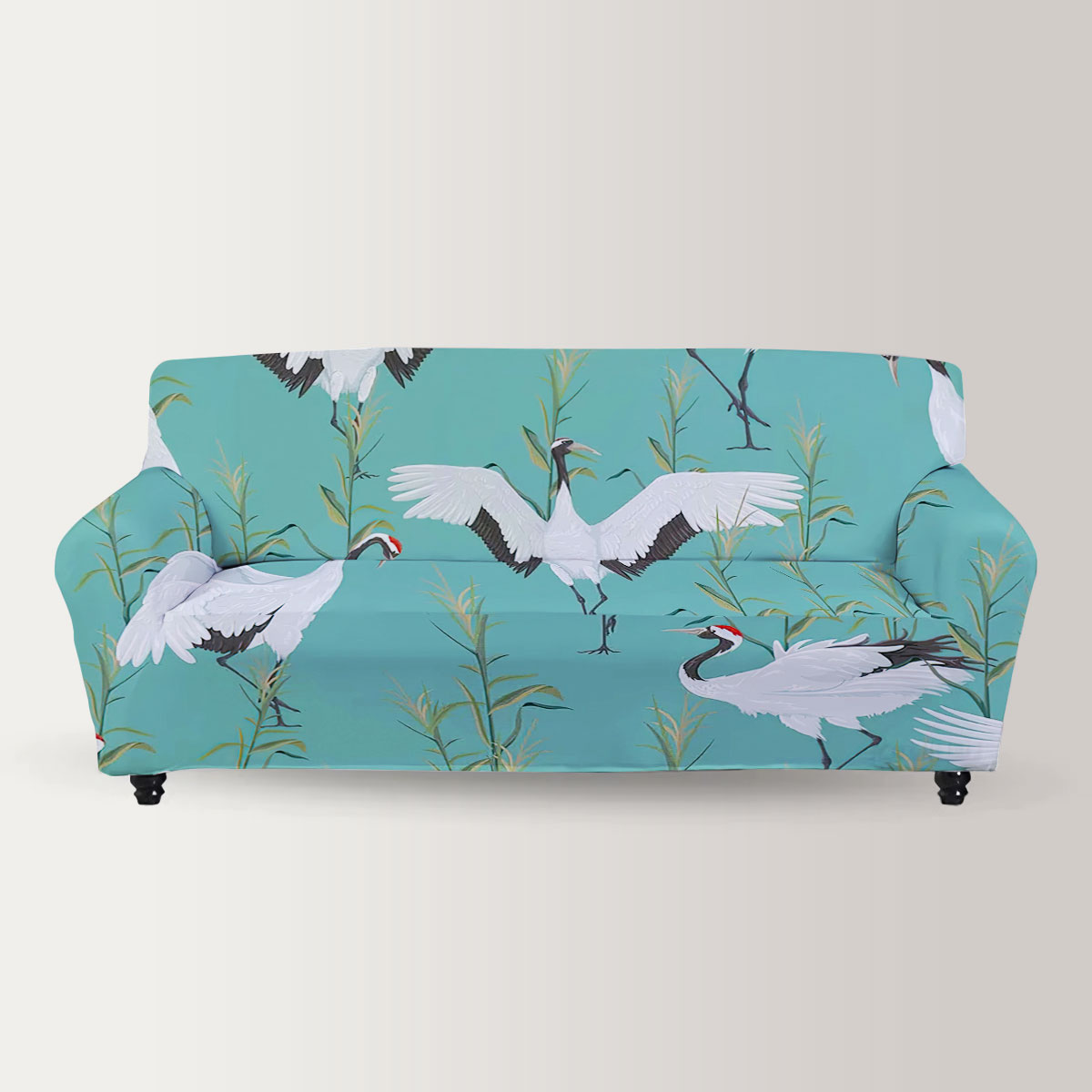 Heron Art Sofa Cover