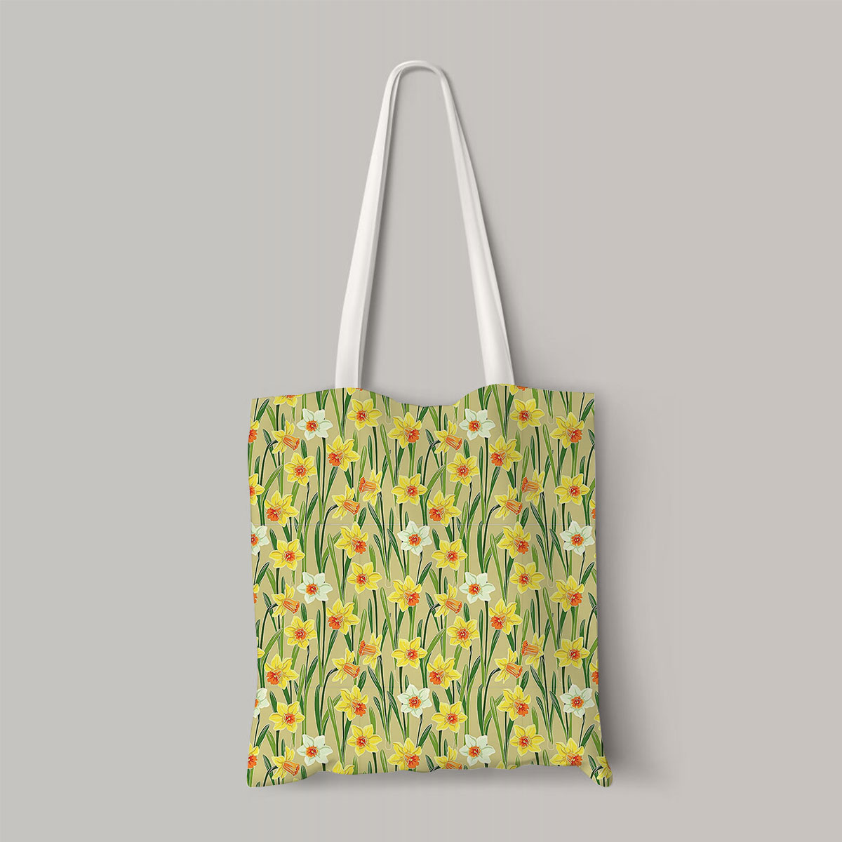 Yellow Jonquil Daffodil Narcissus Totebag