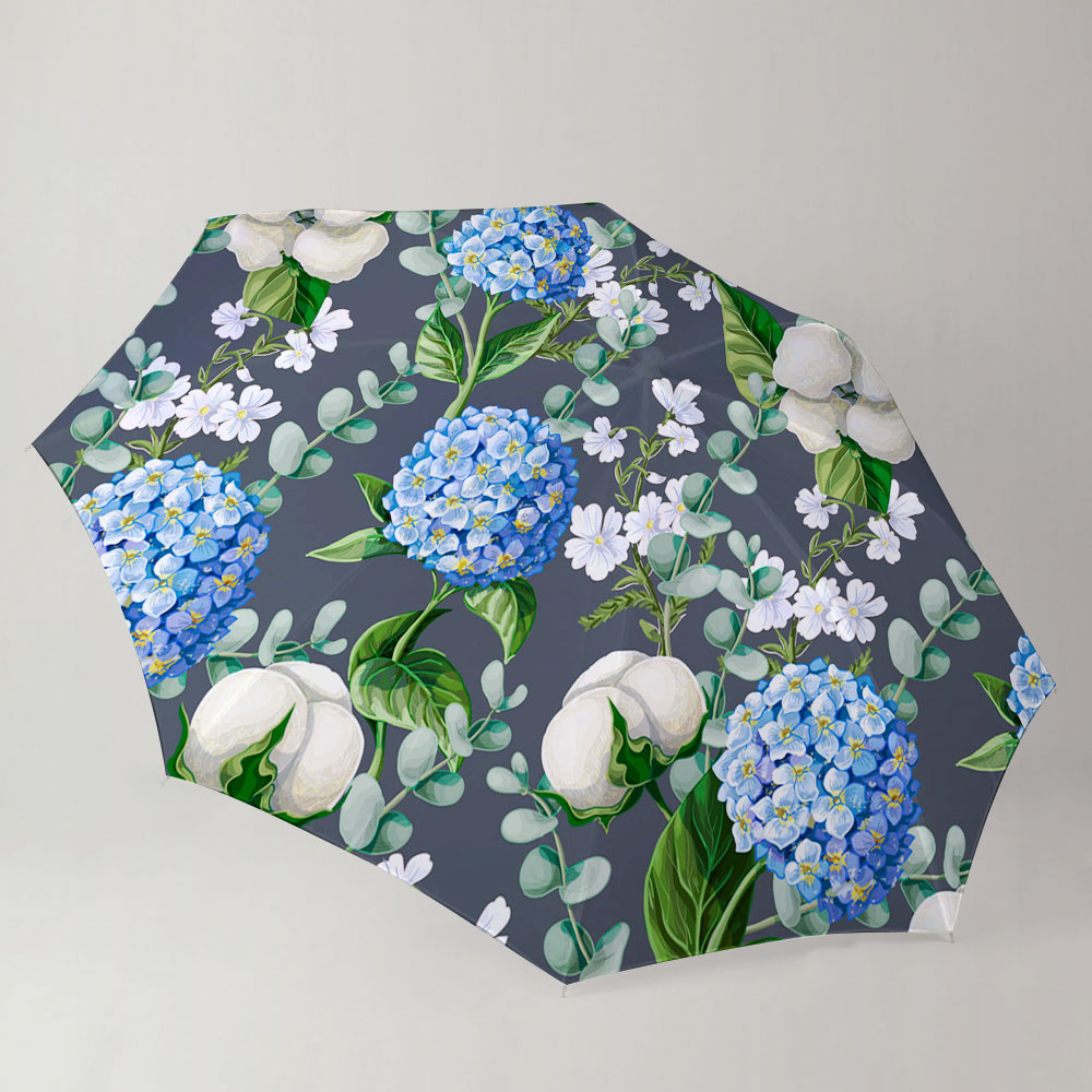 Blue Hydrangea Umbrella
