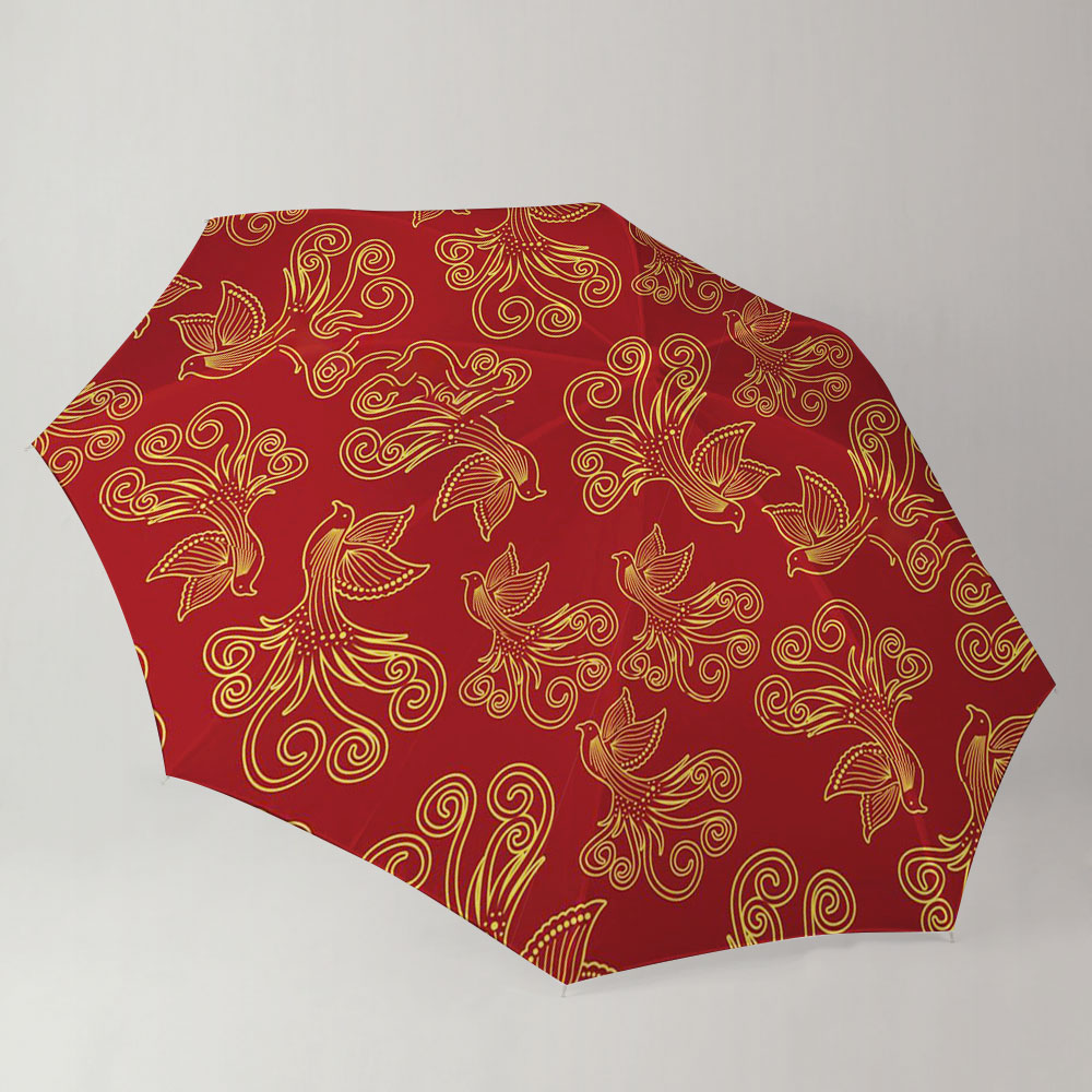 Classic Pigeon Red Umbrella
