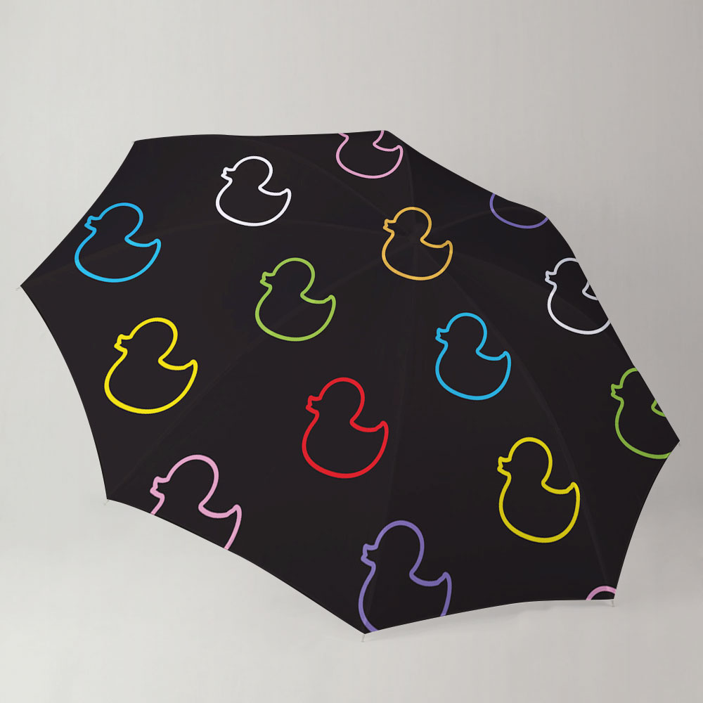 Colors Pop Art Duck Umbrella