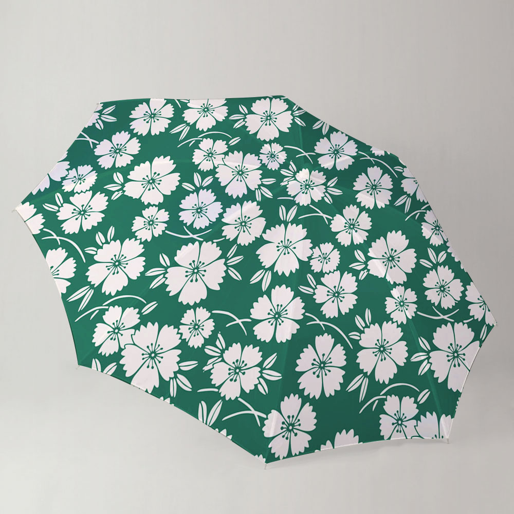 Japanese White Carnations Umbrella
