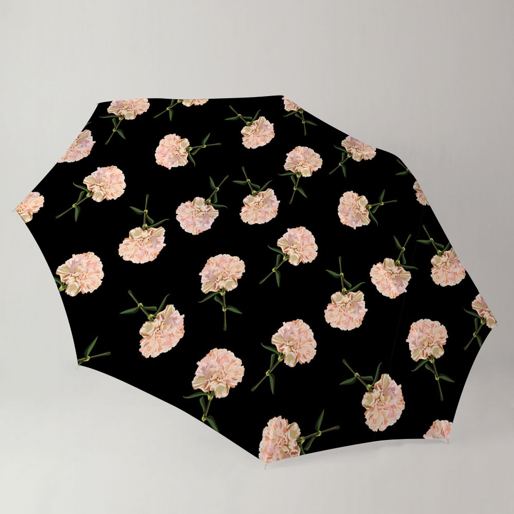 Light Pink Carnations Umbrella