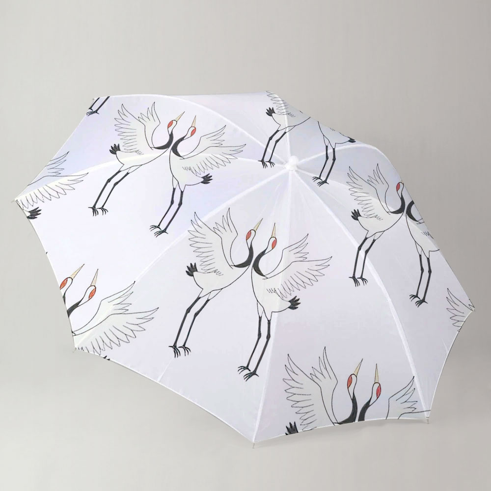 Vector Heron Art Umbrella