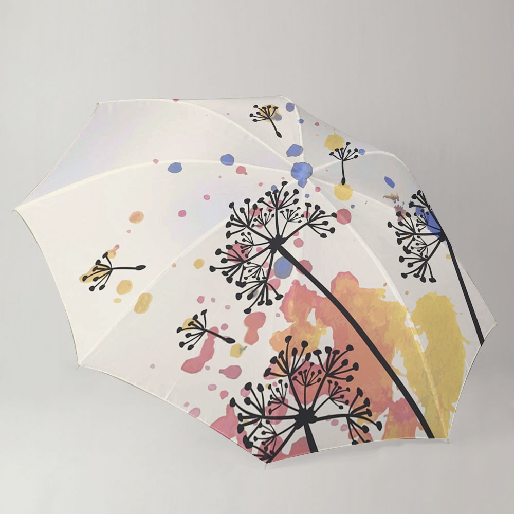Watercolor Dandelions Umbrella