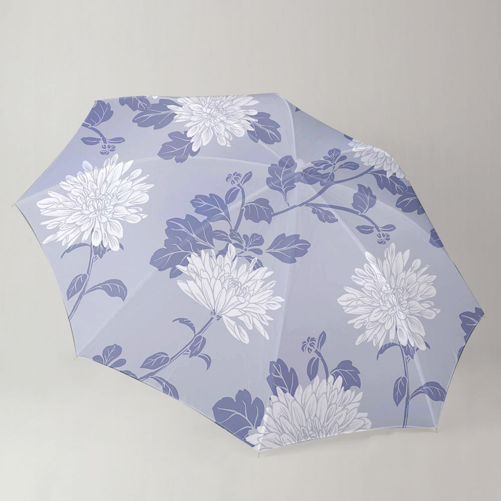 White Chrysanthemum Umbrella