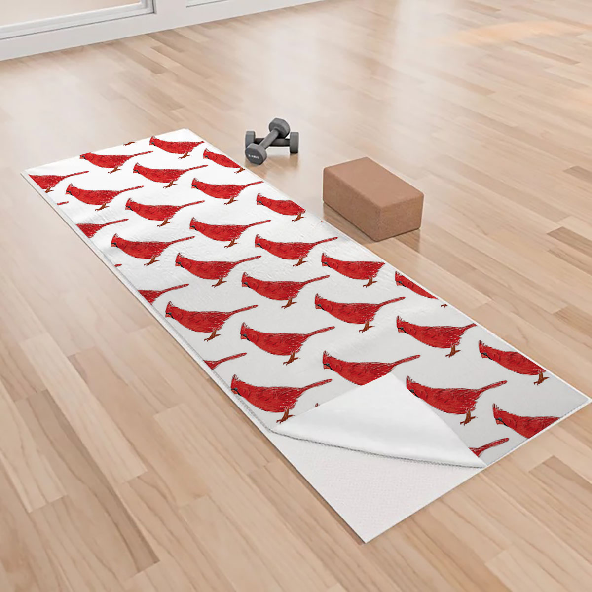 One Way Cardinal Yoga Towels