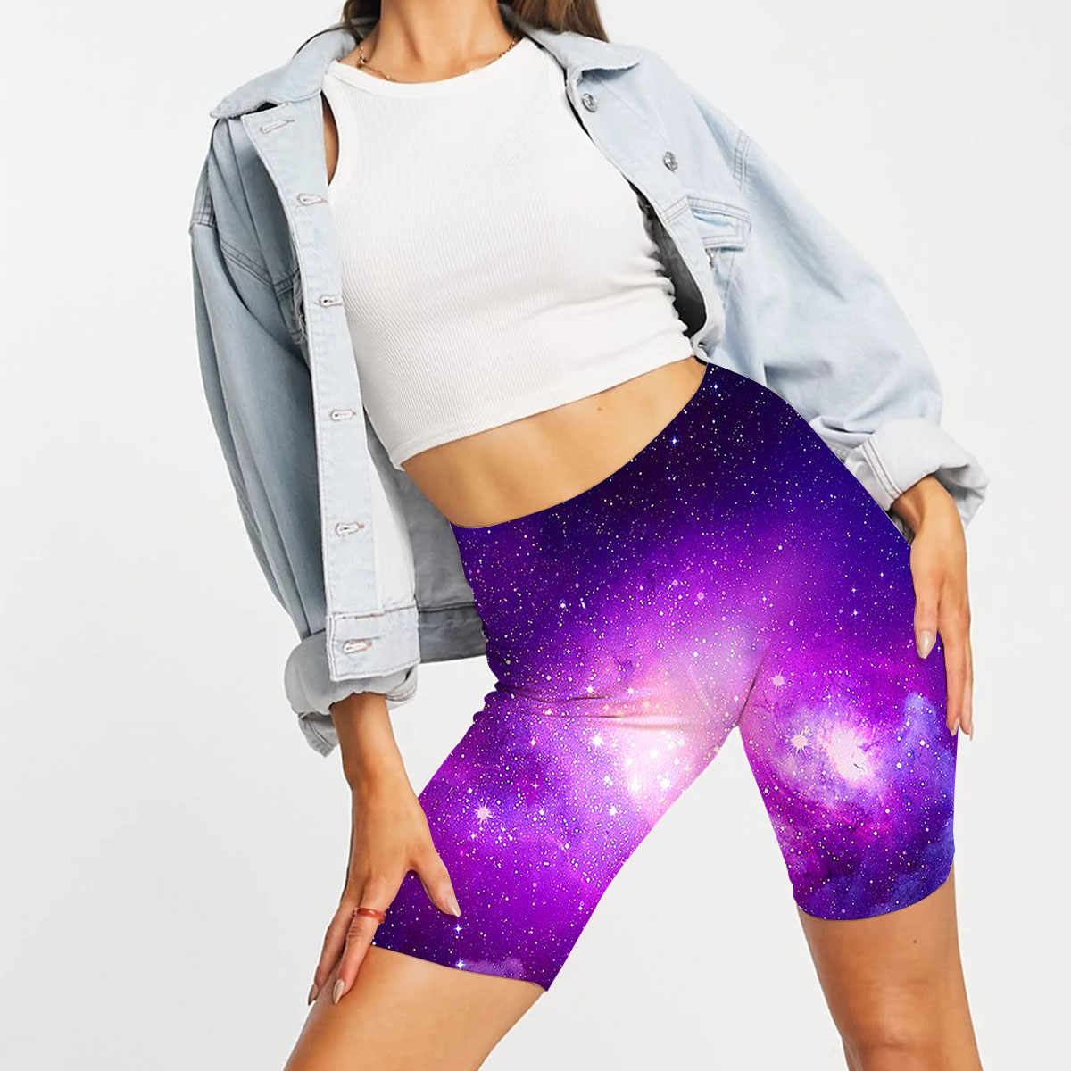 Mysterious Galaxy Casual Shorts
