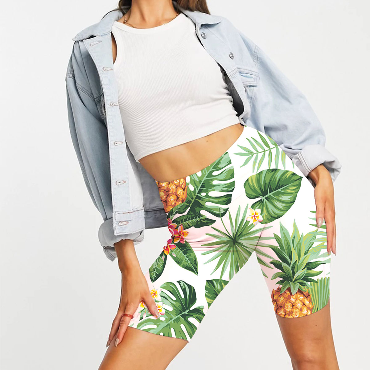 Pineapple Tropical Casual Shorts