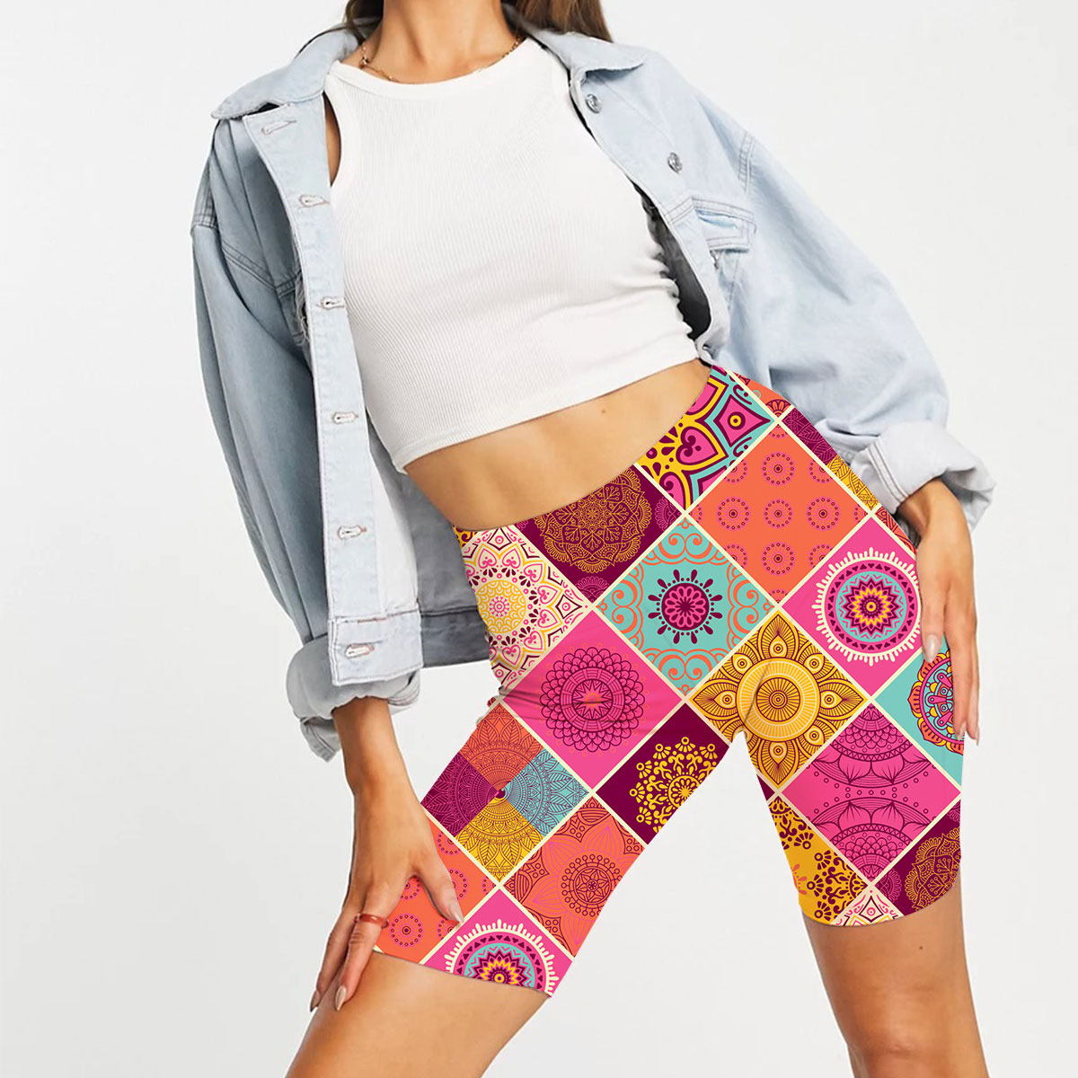 Pink Hippie Casual Shorts