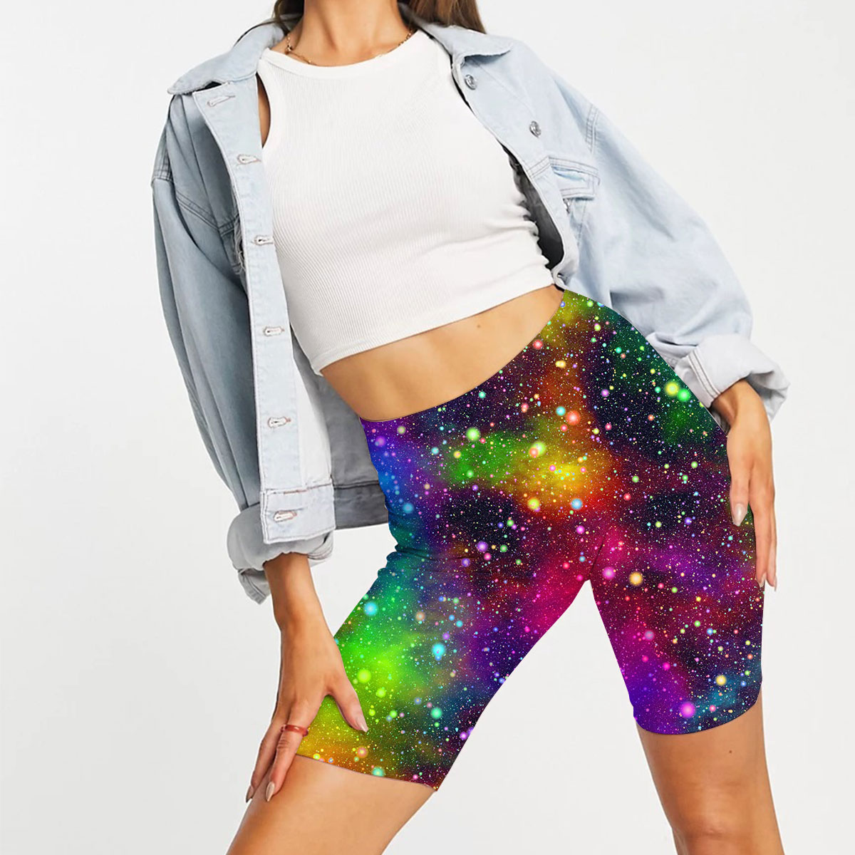 Trippy Space Casual Shorts