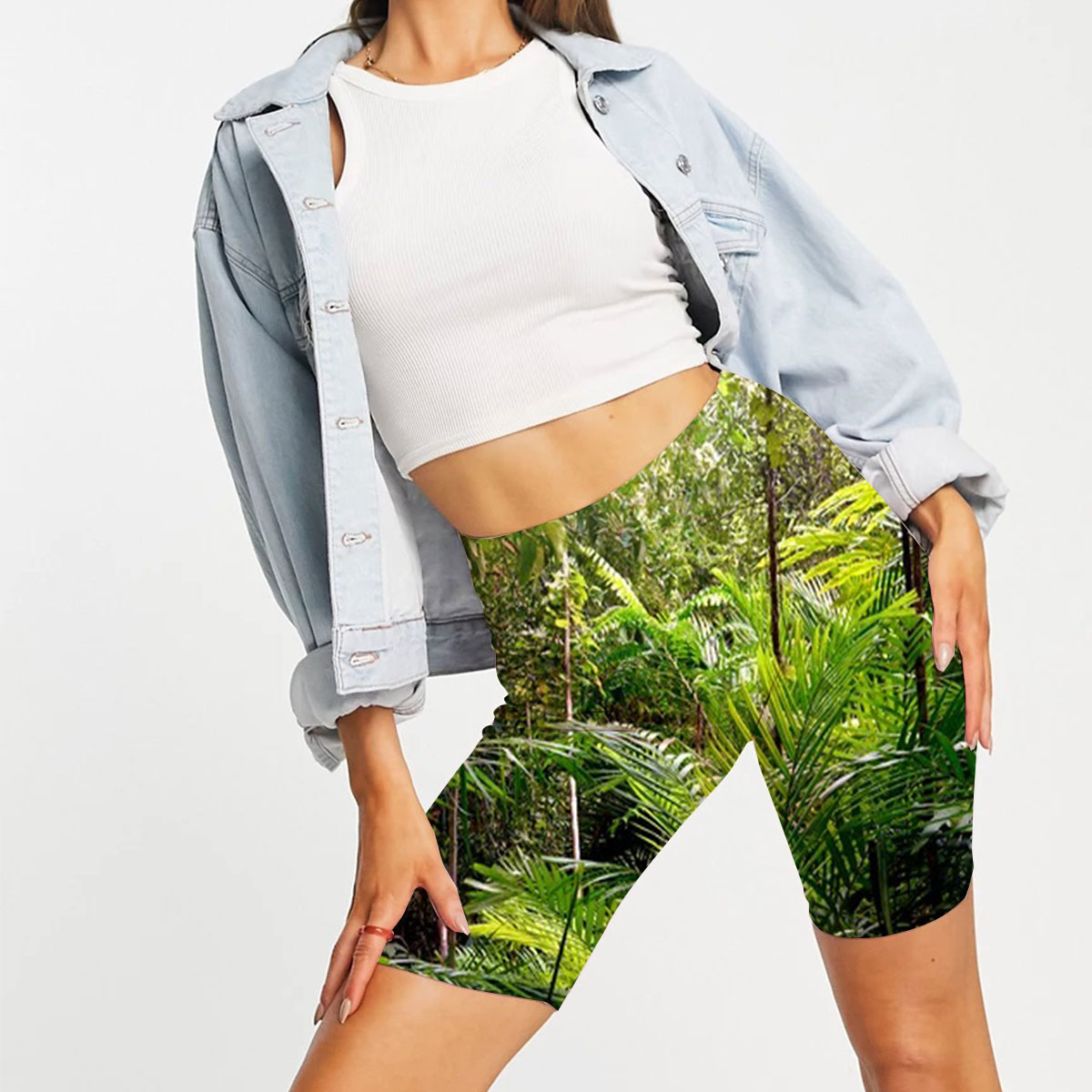Tropical Rainforest Jungle Casual Shorts