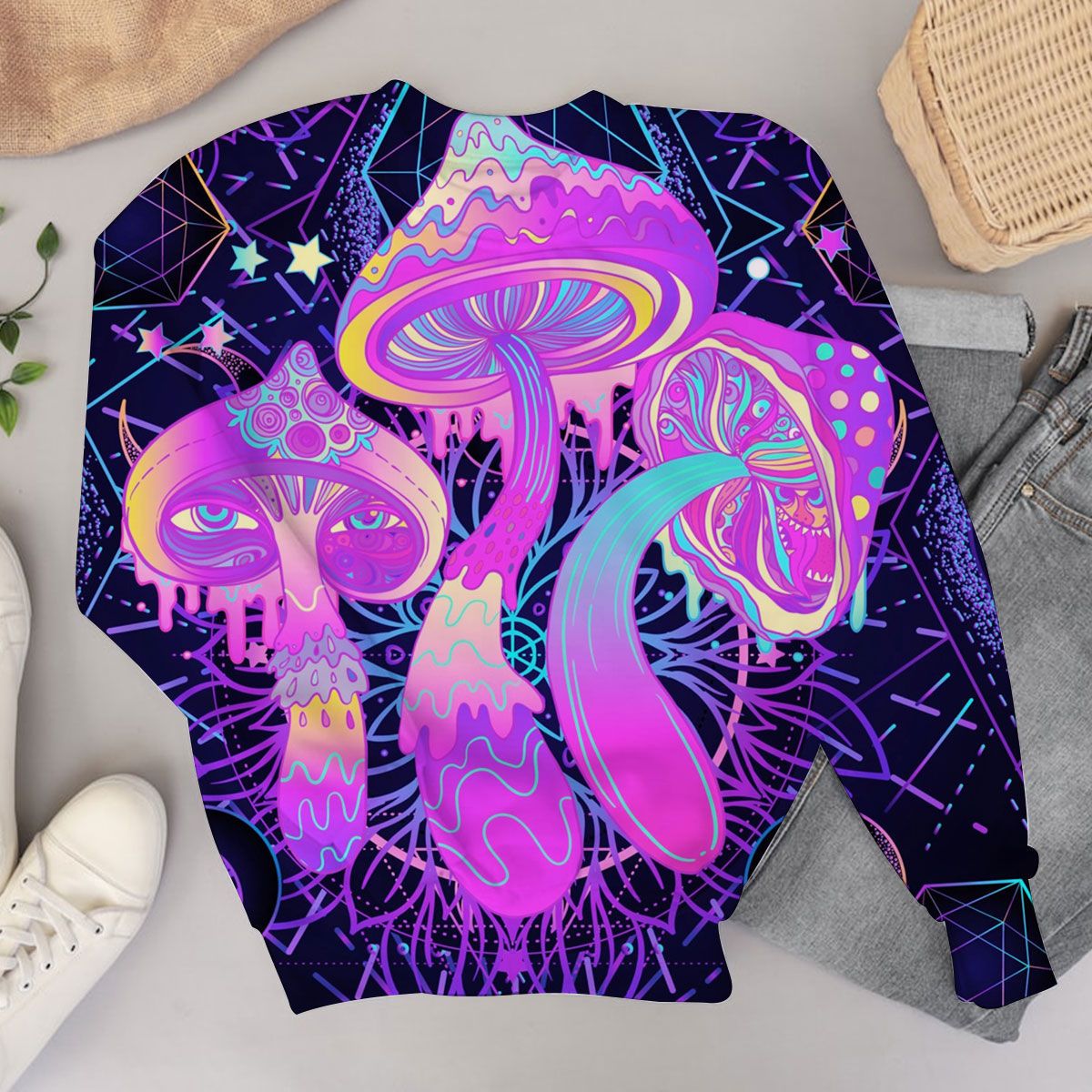 Mushroom Medallion Sweater
