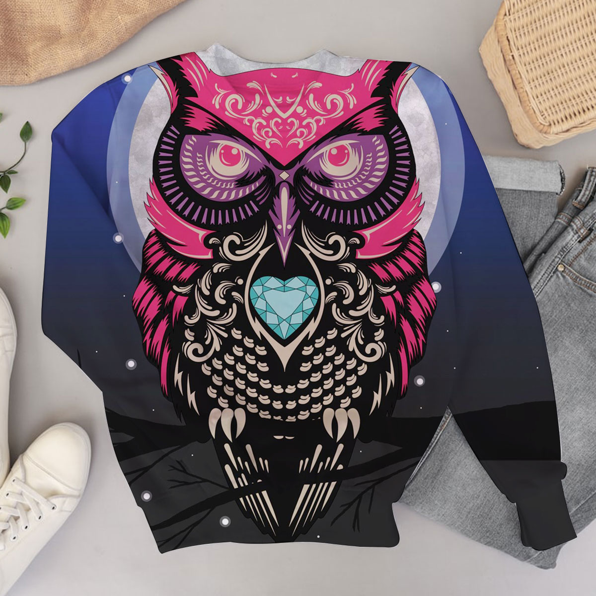 Owl Color Sweater