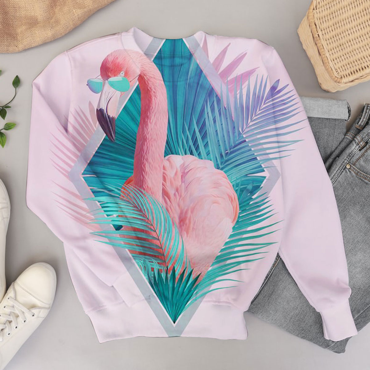 Pink Flamingo Sweater