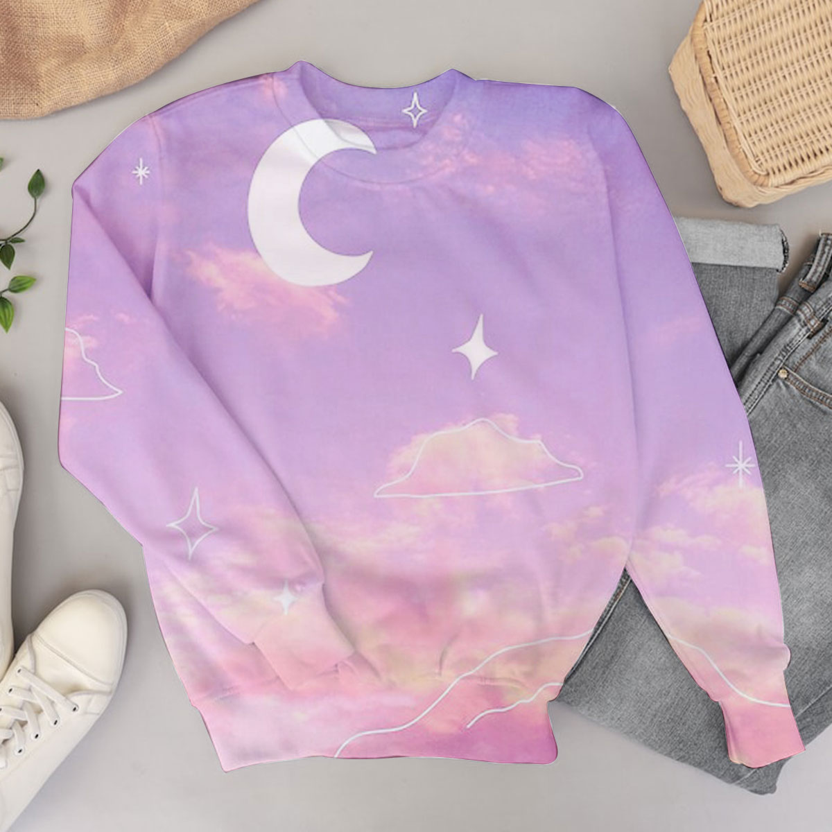 Purple Sky Sweater