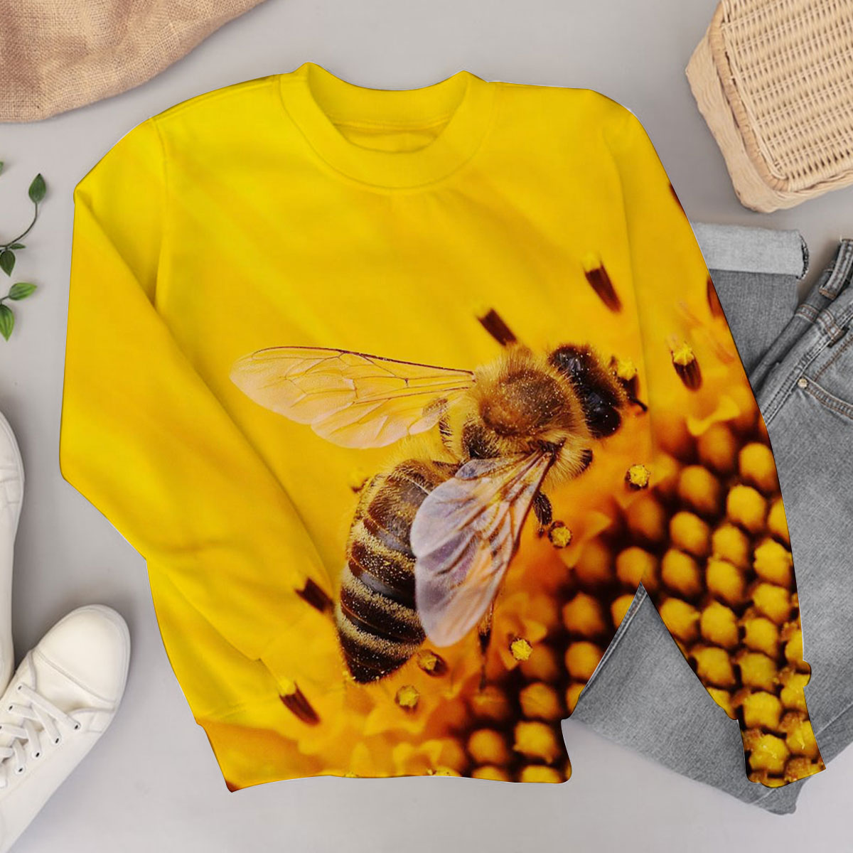Sunflower Bee Sweater