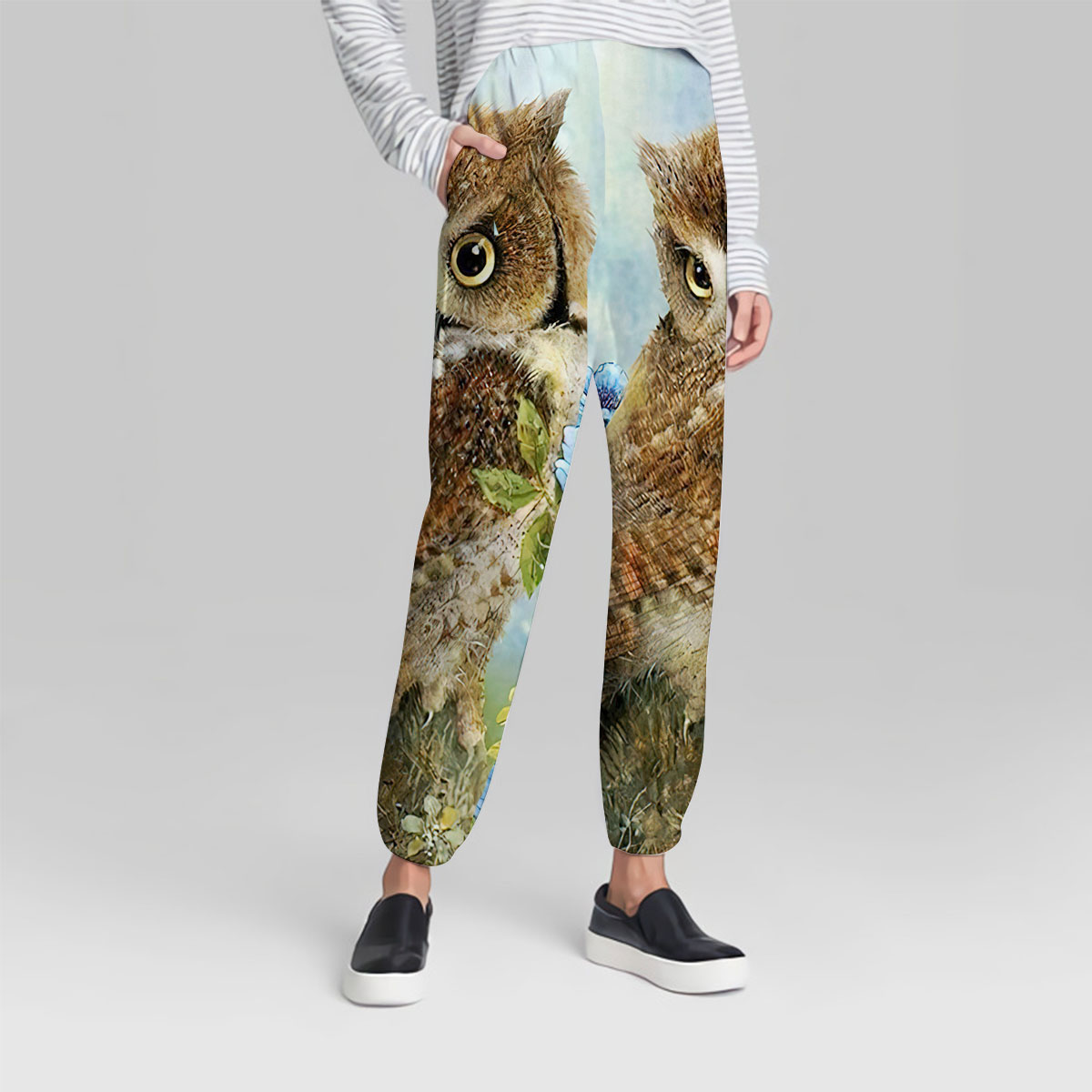 Owl And Butterfly Sweatpant