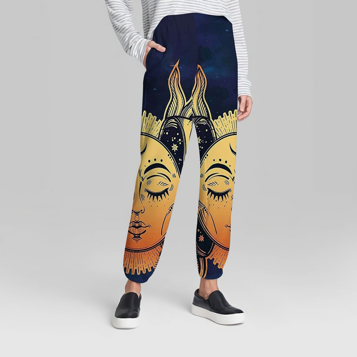 Sun and Moon Psychedelic Sweatpant