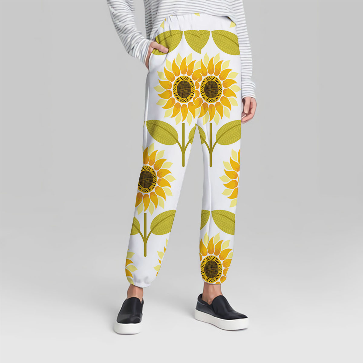 Sunflower Pattern Sweatpant