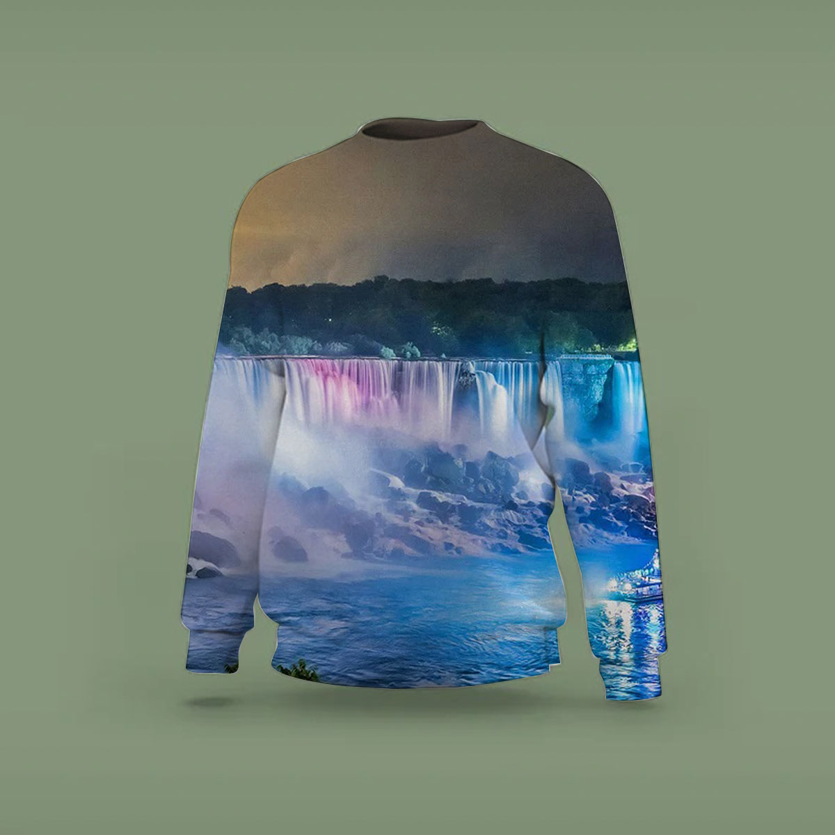 Niagara Falls by Night Sweatshirt