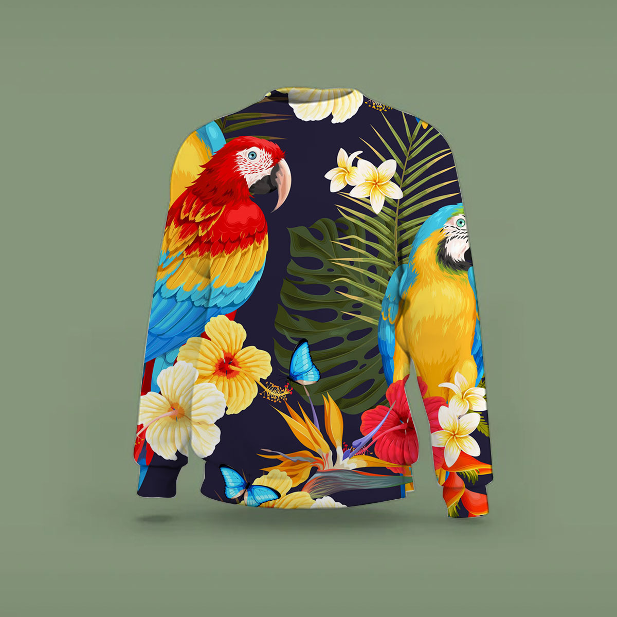 Parrot In The Jungle Sweatshirt