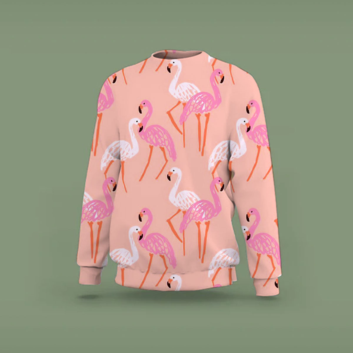 Pastel Flamingo Sweatshirt