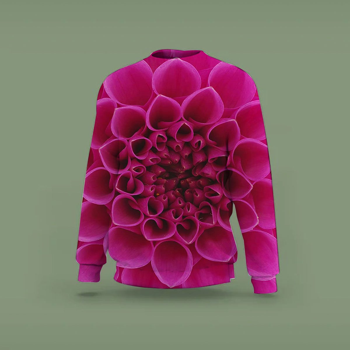Pink Flower Sweatshirt