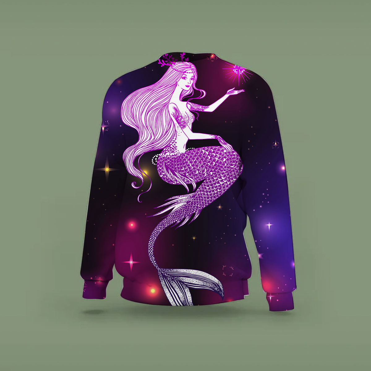 Purple Mermaid Sweatshirt