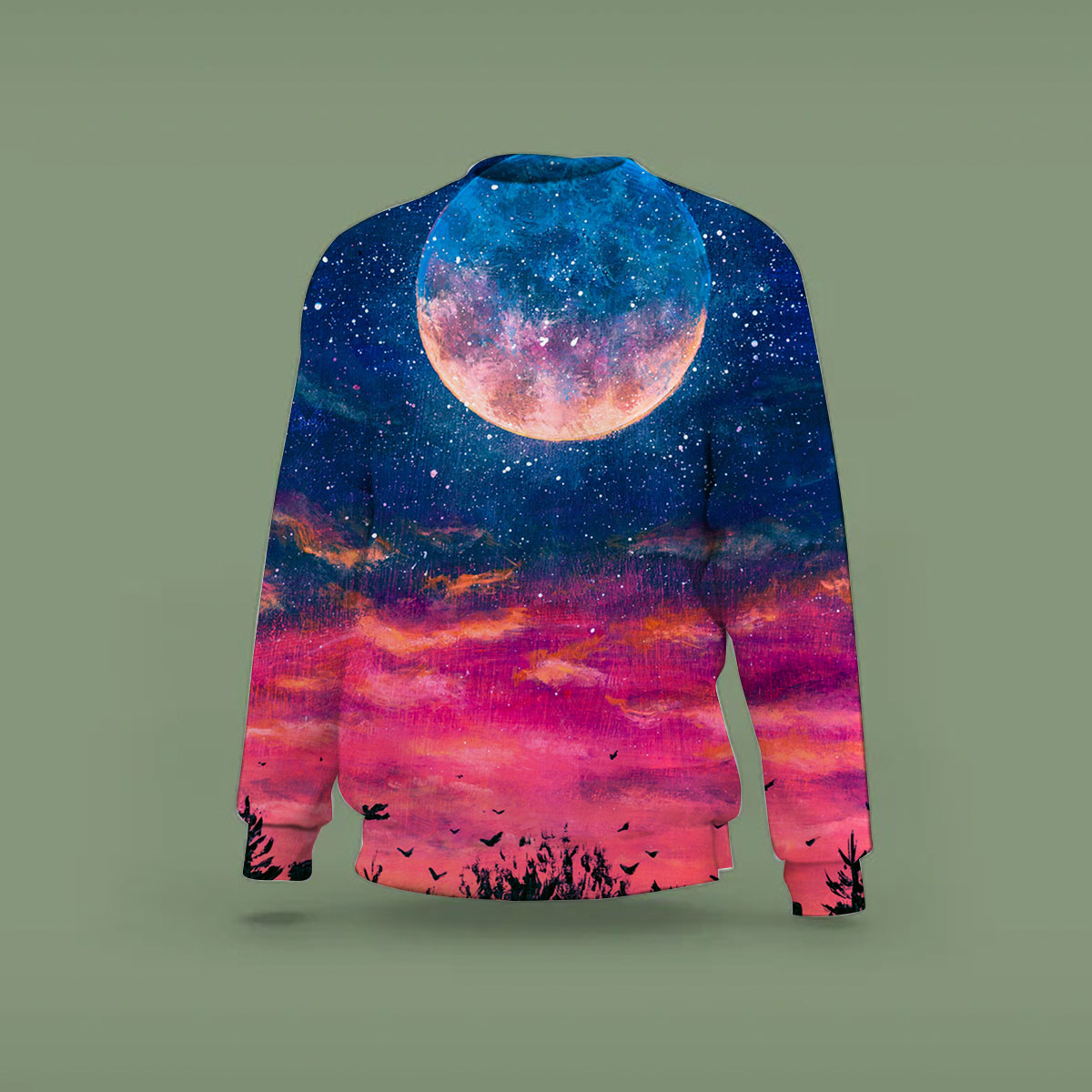 Purple Night Sky Sweatshirt