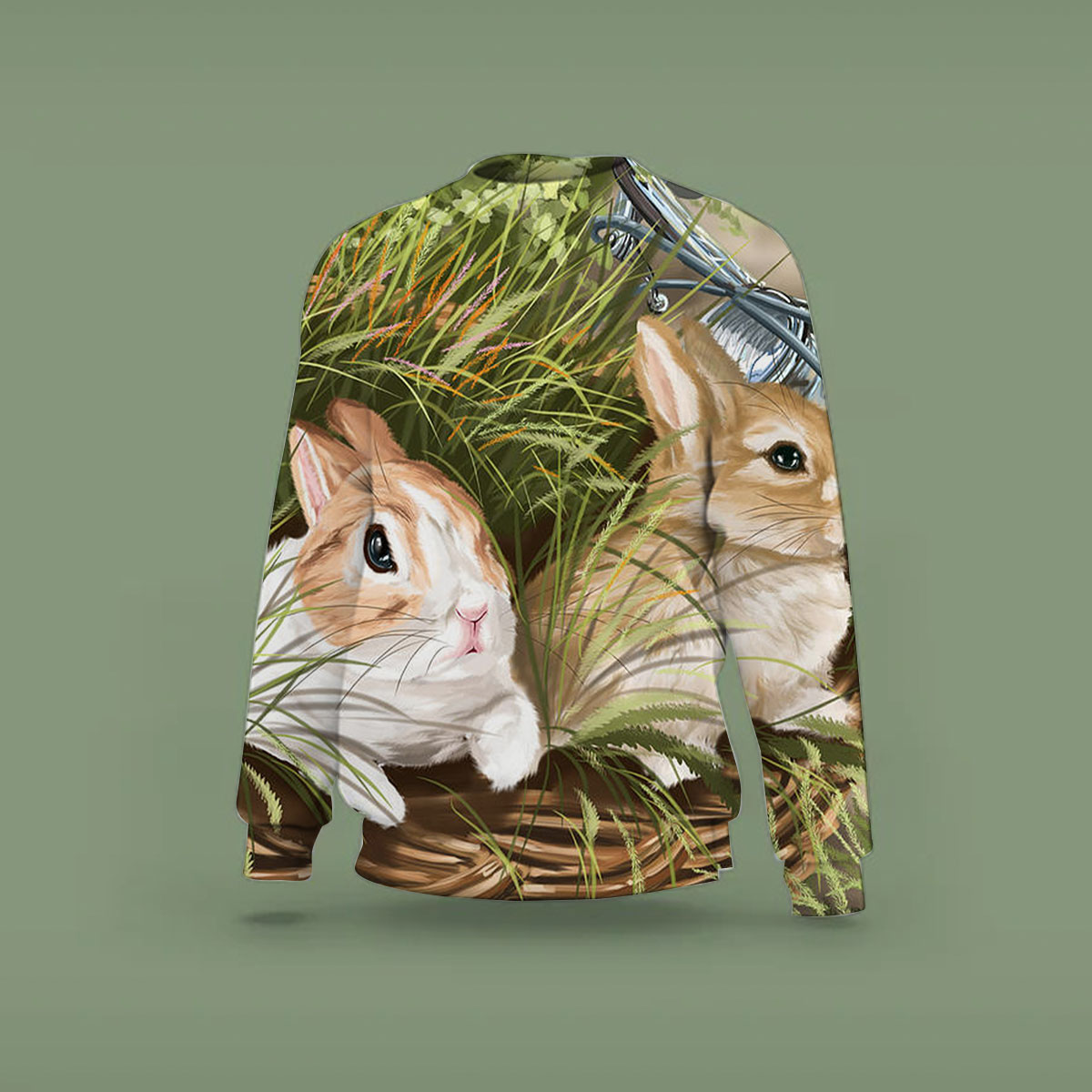 Rabbit In The Garden Sweatshirt