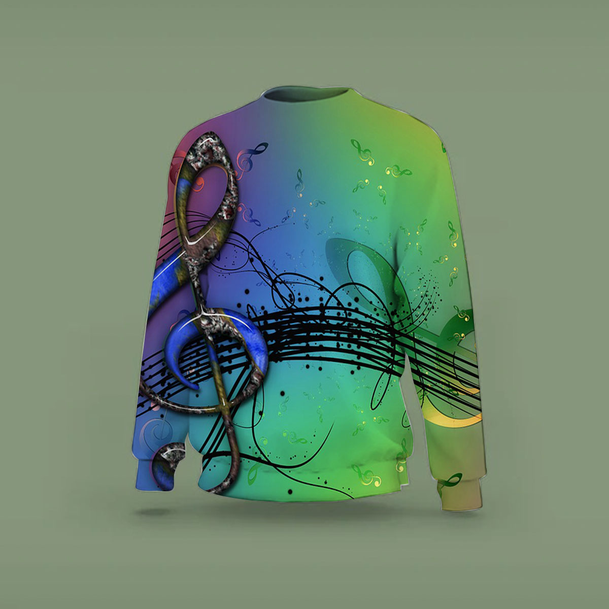 Rainbow Music Sweatshirt
