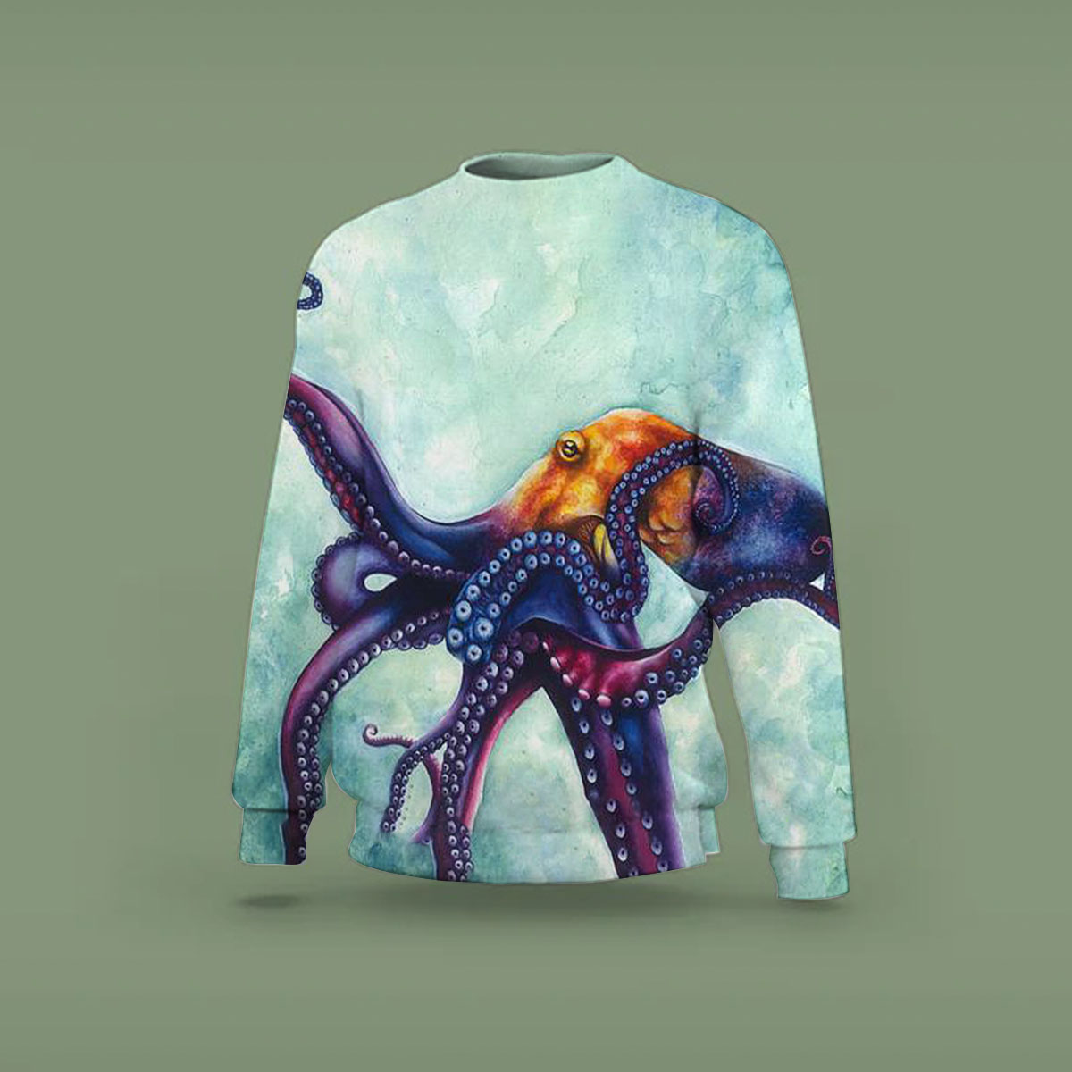 Rainbow Octopus Sweatshirt