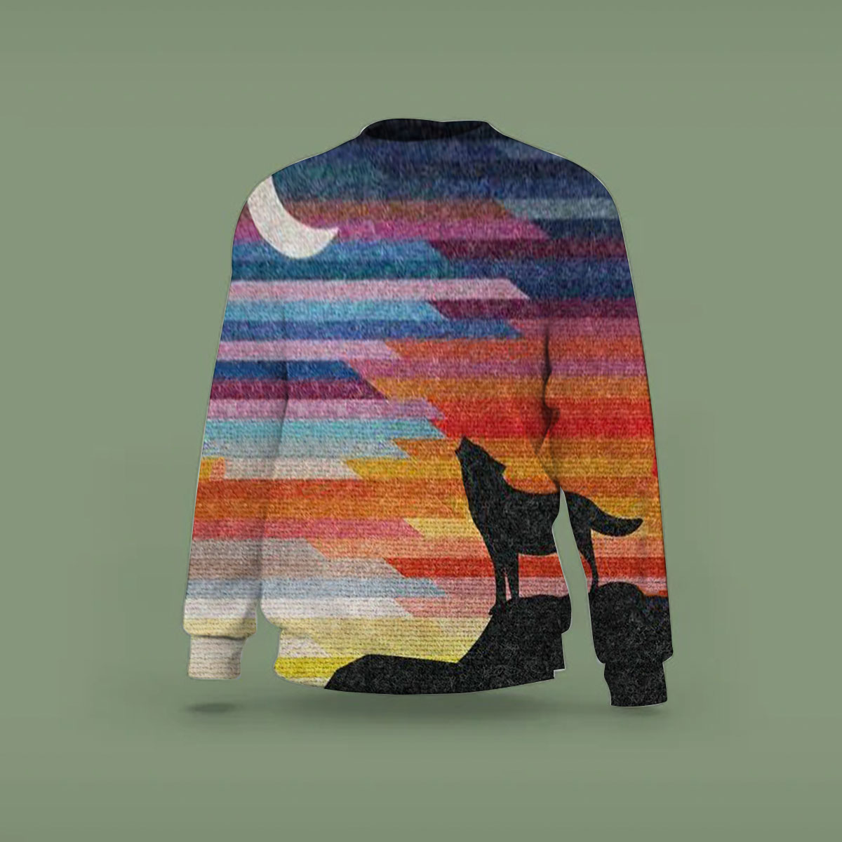 Rainbow Wolf Sweatshirt