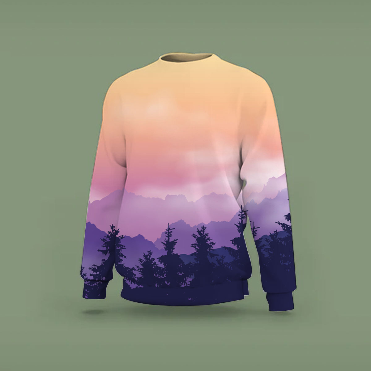 Retro Mountain Sweatshirt