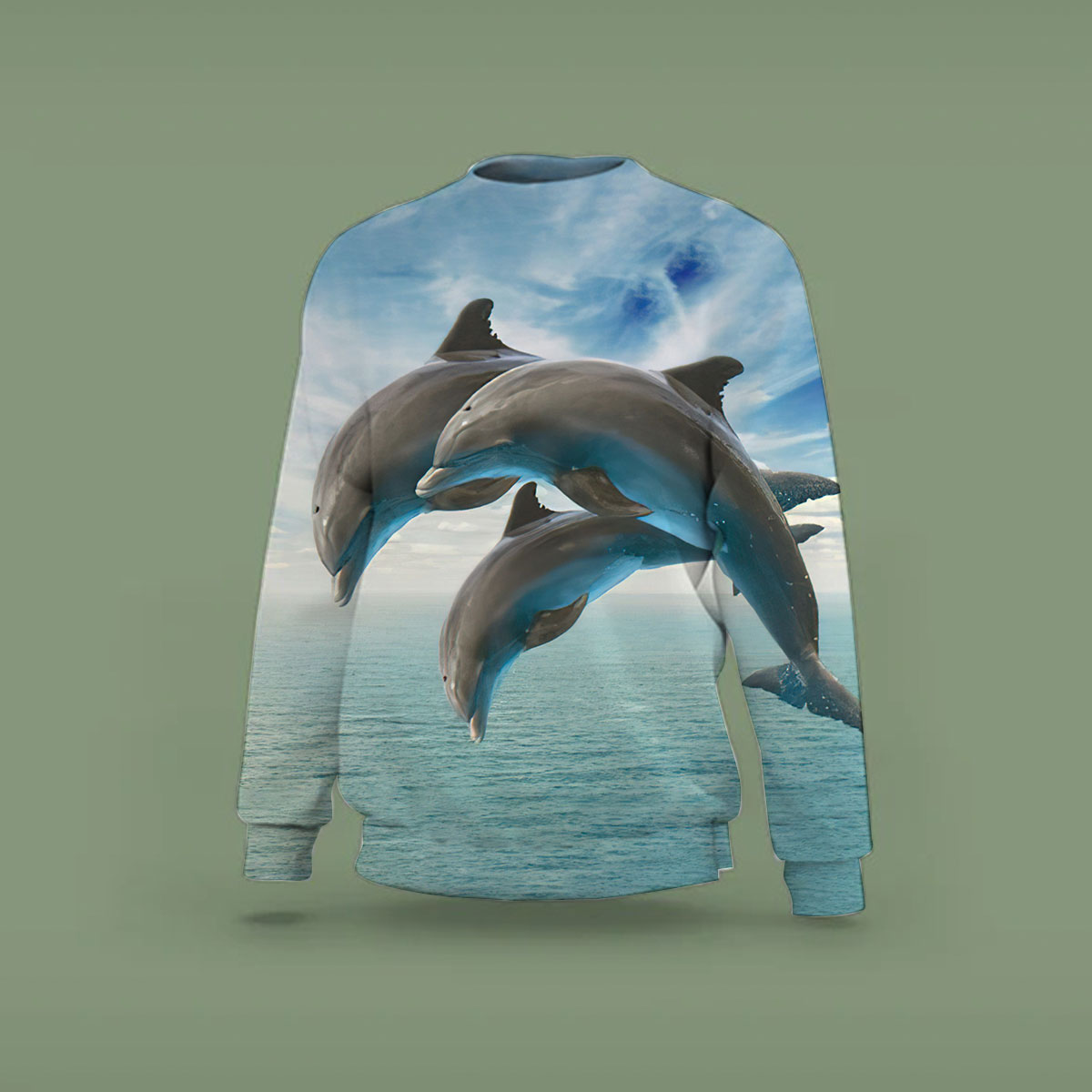 Seascape Dolphin Sweatshirt